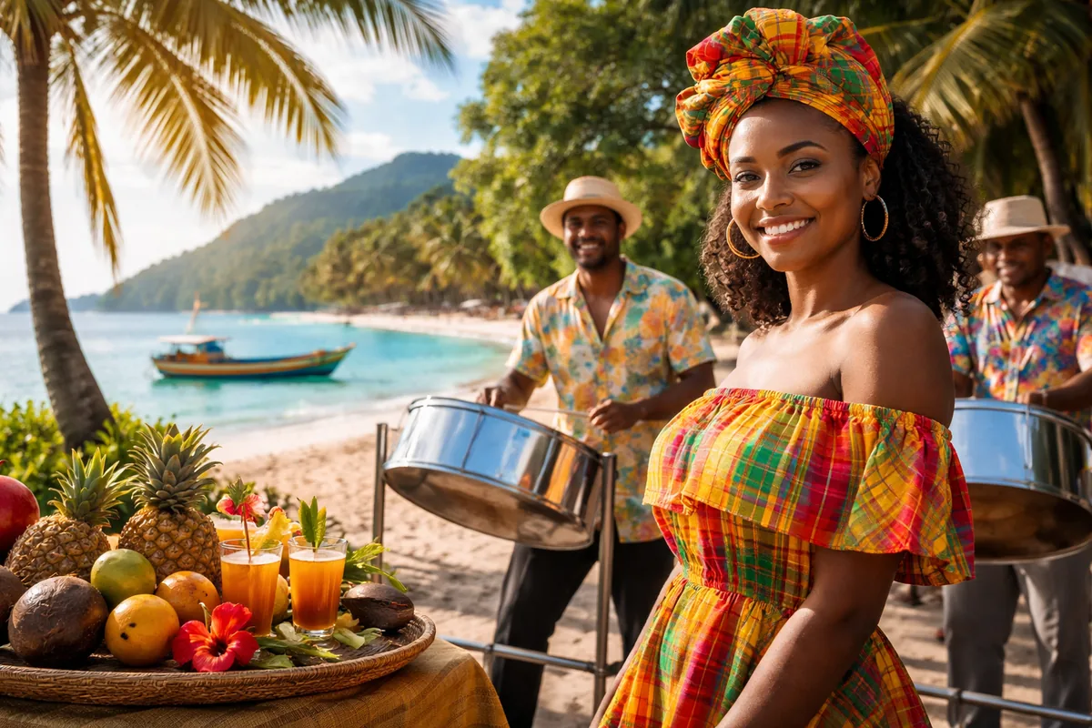 Comment la culture créole influence les voyages aux Antilles